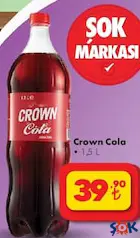CROWN COLA KOLA 1,5 L fiyat ve kampanya bilgisi